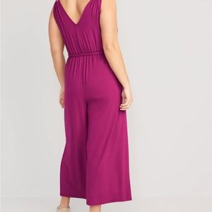 Sleeveless Double-strap ankle-length jumpsuit